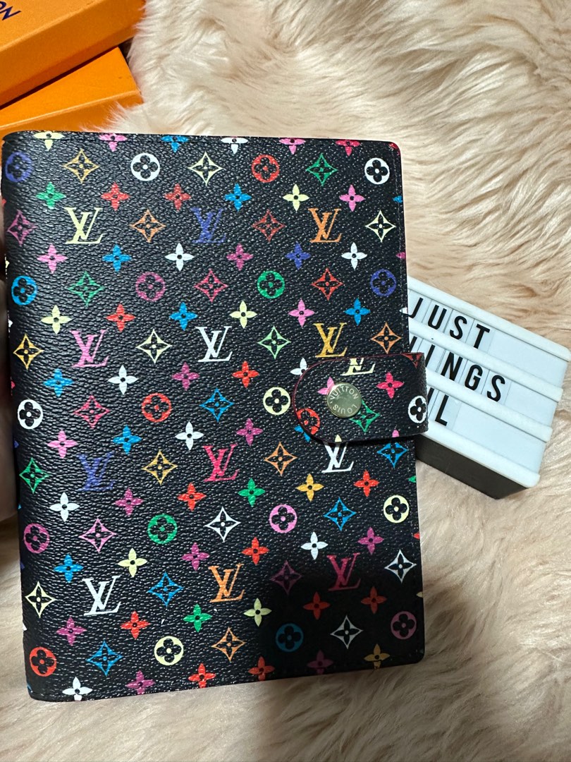 LV Binder Multicolor Black & White, Hobbies & Toys, Stationary & Craft