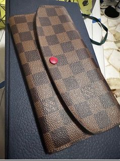 NEW LOUIS VUITTON WALLETS EMILIE N63544 LONG BUTTON WALLET