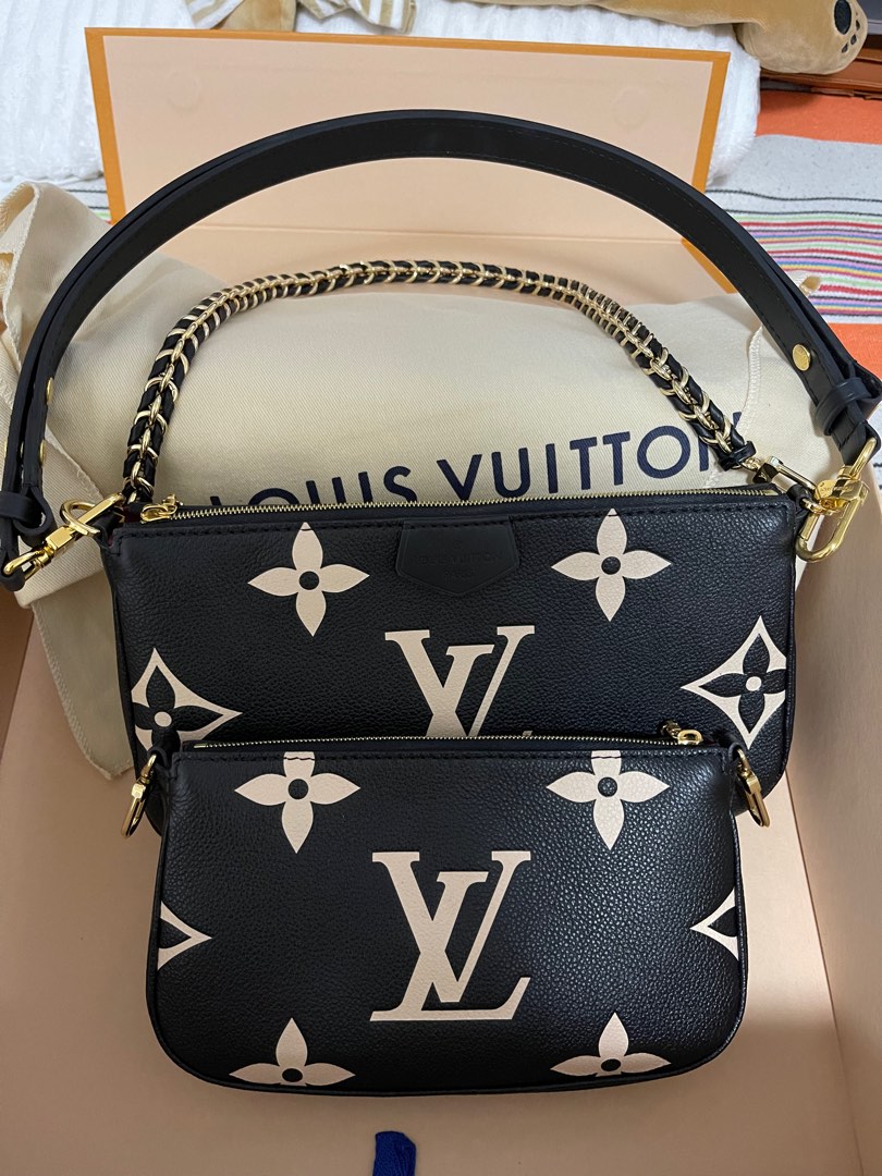 LV Multi Pochette black/beige, Luxury, Bags & Wallets on Carousell