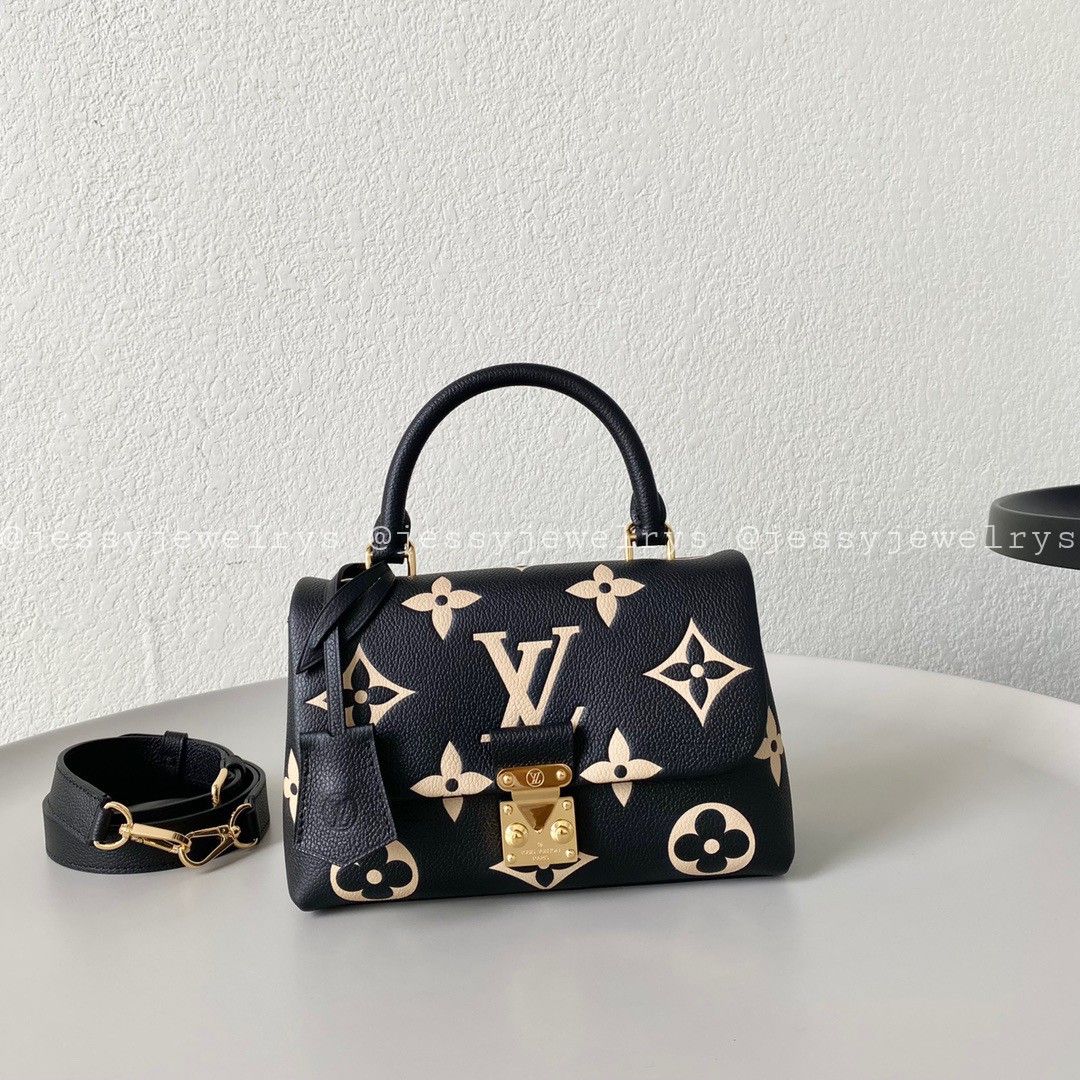 Madeleine BB Bicolor Monogram Empreinte Leather - Handbags