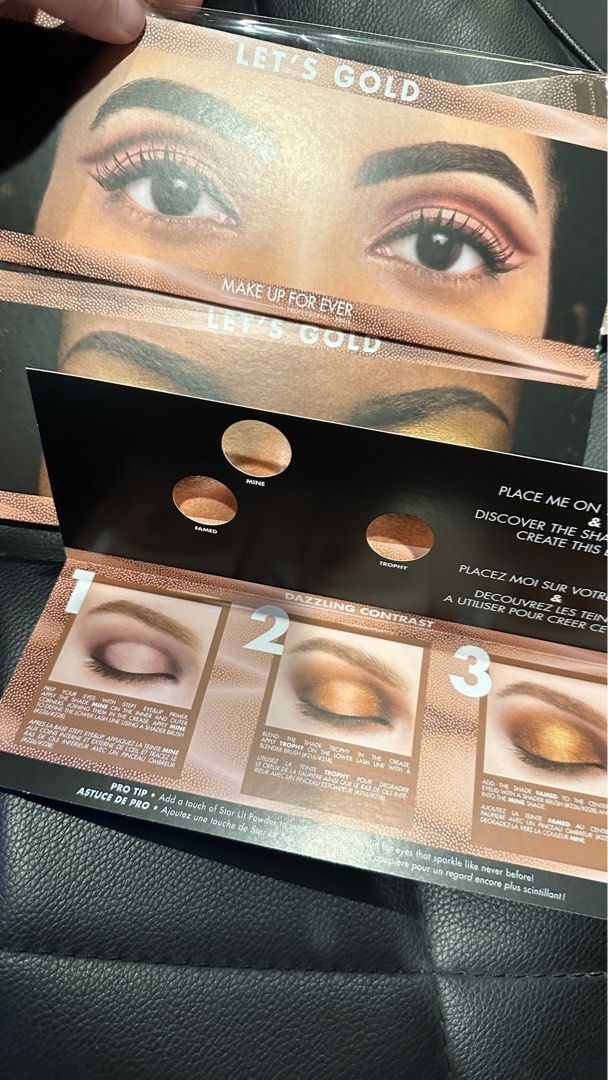 Make Up For Ever Let's Gold Eye Palette, Beauty & Personal Care, Face