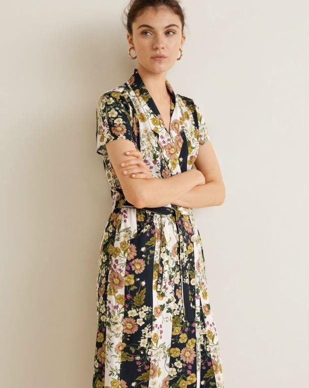 Mango Vintage Floral Dress Women s Fashion Dresses Sets