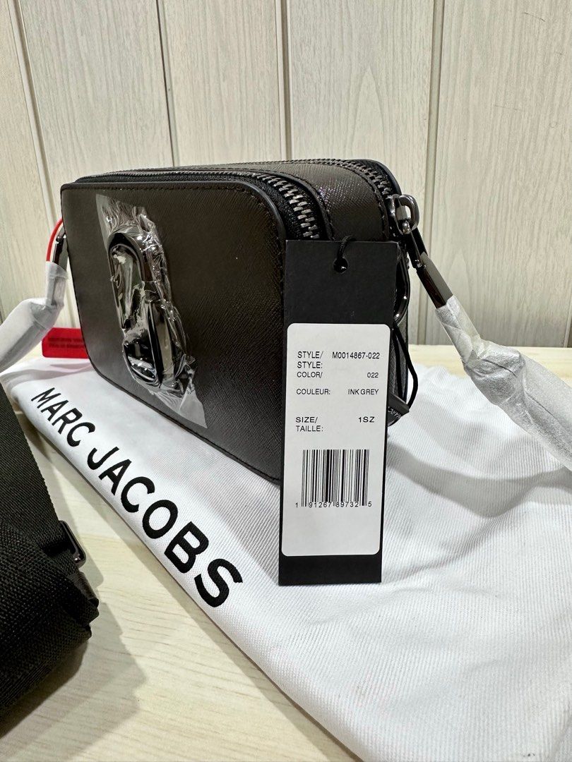 Marc Jacobs Snapshot Bag, Ink Grey M0014867 