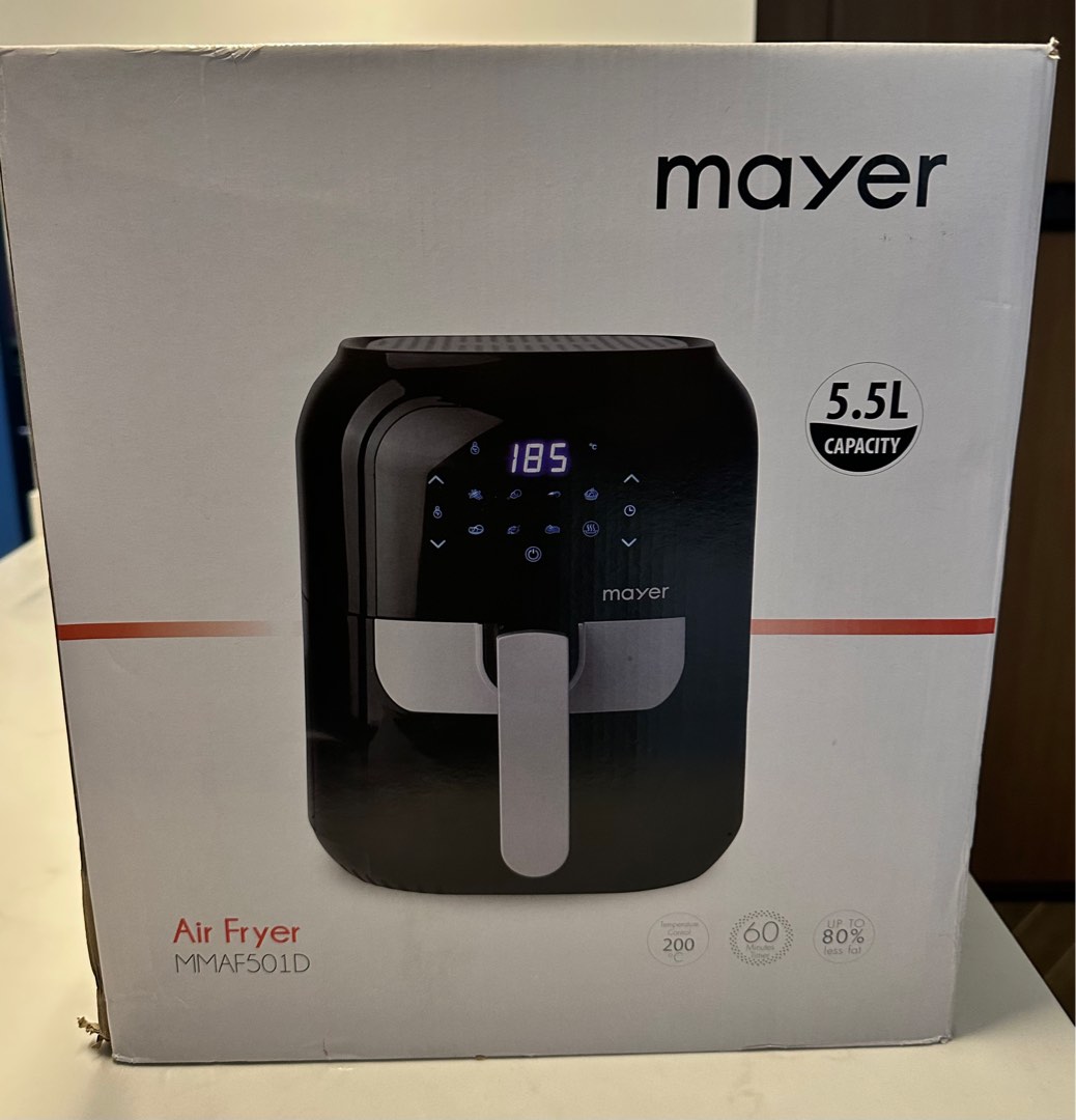 Mayer Air Fryer 5.5L MMAF501D, TV & Home Appliances, Kitchen Appliances