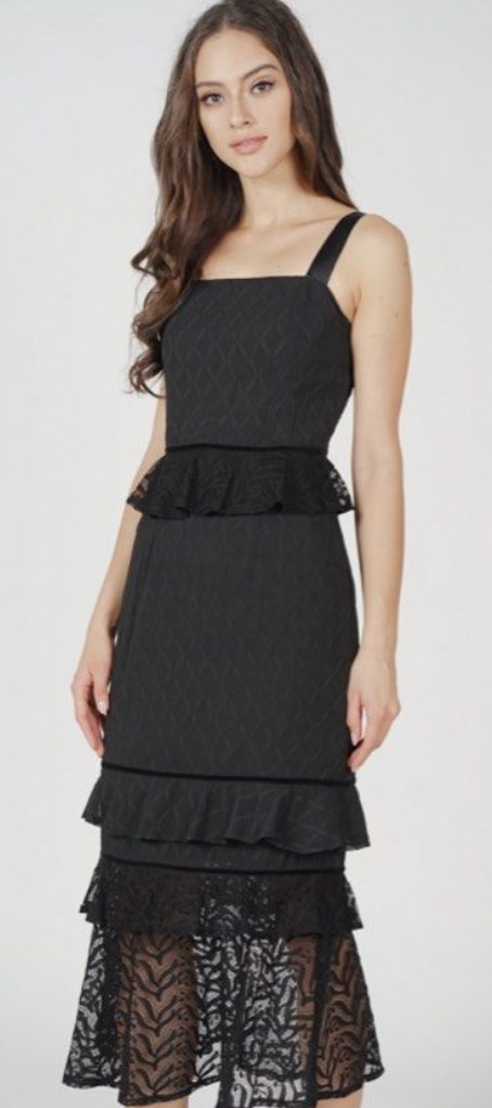 MDS Women Green Viscose Dress with Oval Striped Belt - Rochester Hills