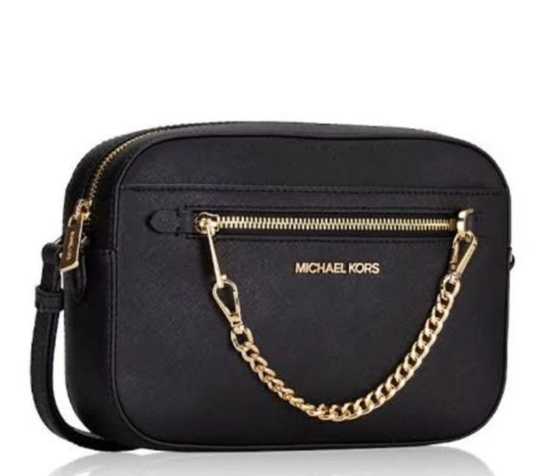 Michael Kors Sling Bag Black, Luxury, Bags & Wallets on Carousell
