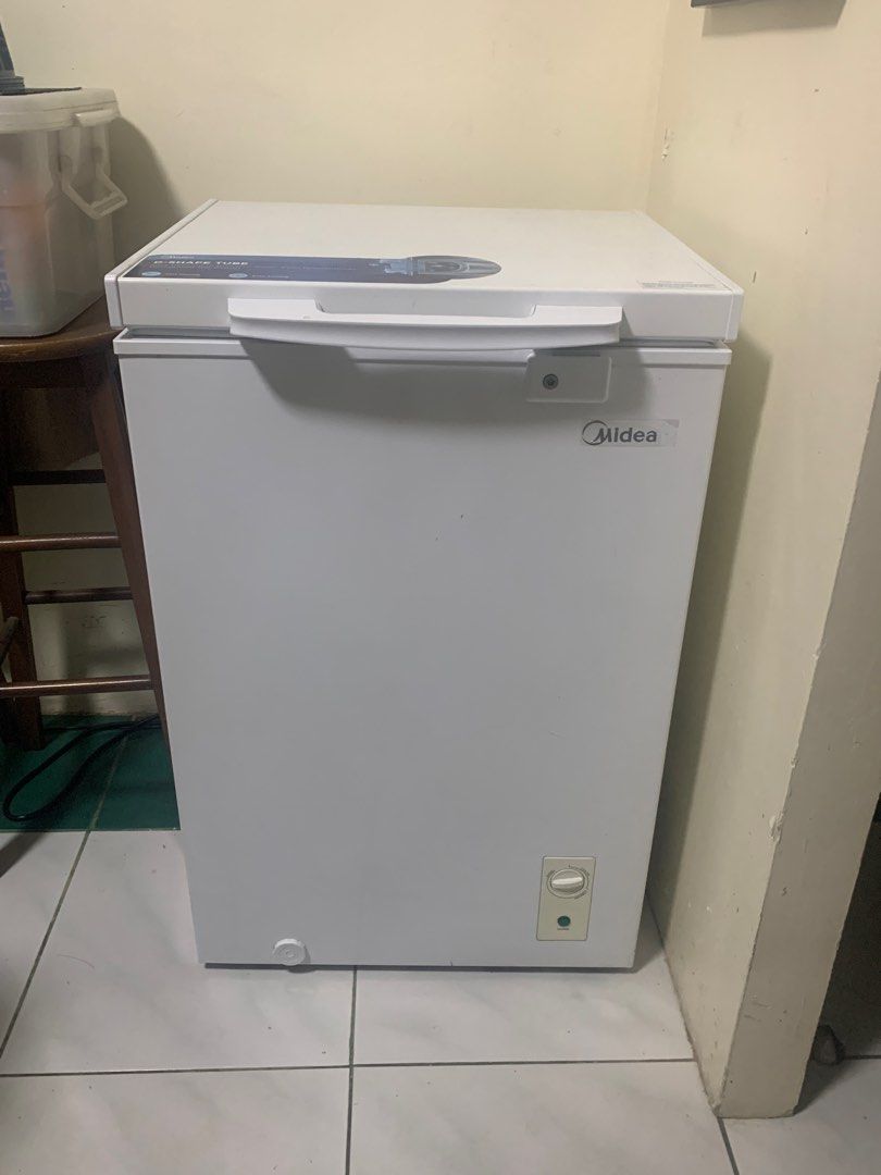 MIDEA CHEST FREEZER 3.5 cuft, TV & Home Appliances, Kitchen Appliances