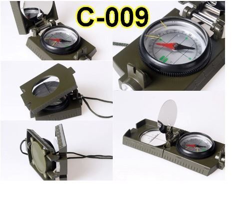 MILITARY GRADE LENSATIC COMPASS AND COMPASS FOR SCHOOL TREKKING LESSONS SILVA