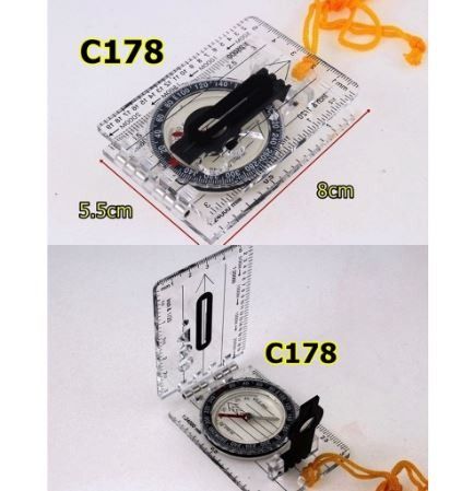 MILITARY GRADE LENSATIC COMPASS AND COMPASS FOR SCHOOL TREKKING LESSONS SILVA