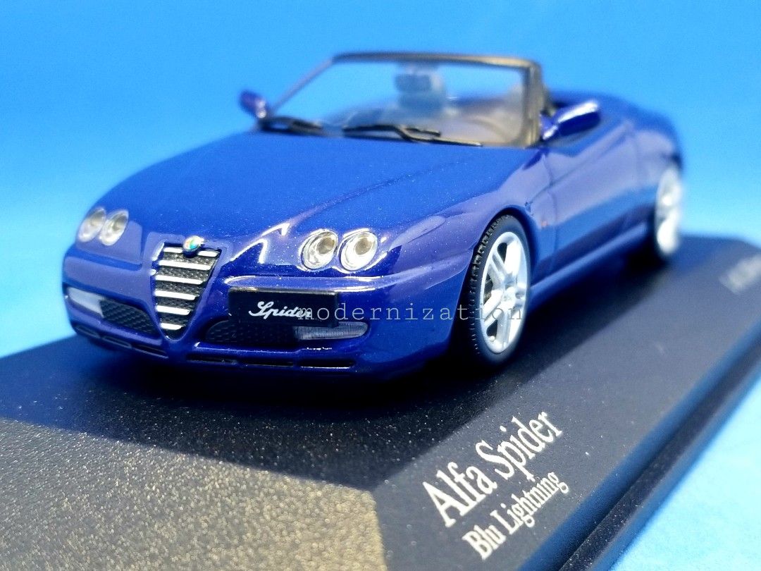 ▫1:43 Alfa Romeo Spider 2003 (Blue Metallic) Minichamps 1/43