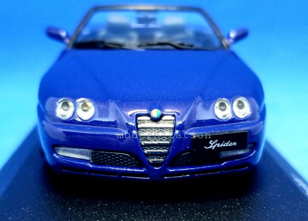 ▫1:43 Alfa Romeo Spider 2003 (Blue Metallic) Minichamps 1/43