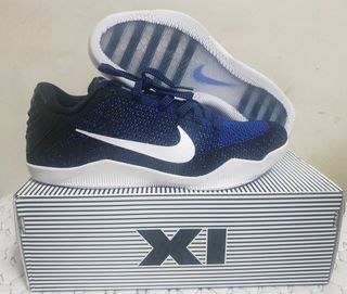 【my鞋】 全新正品 NIKE KOBE XI ELITE LOW 11代 黑藍 US9.5 822675-014