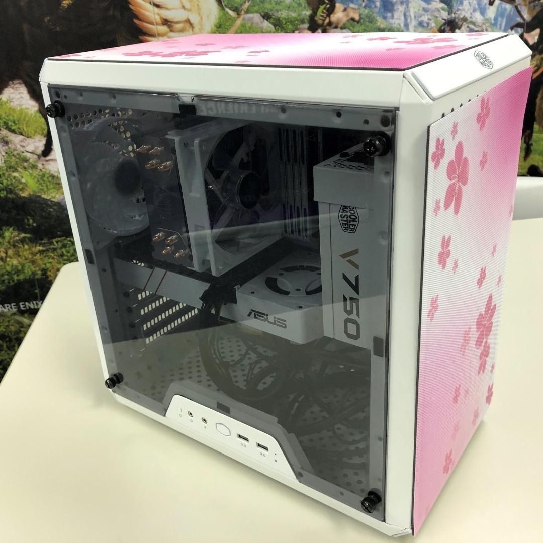 (New) Cooler Master Q500L Sakura Edition Atx PC Casing - Sakura Edition