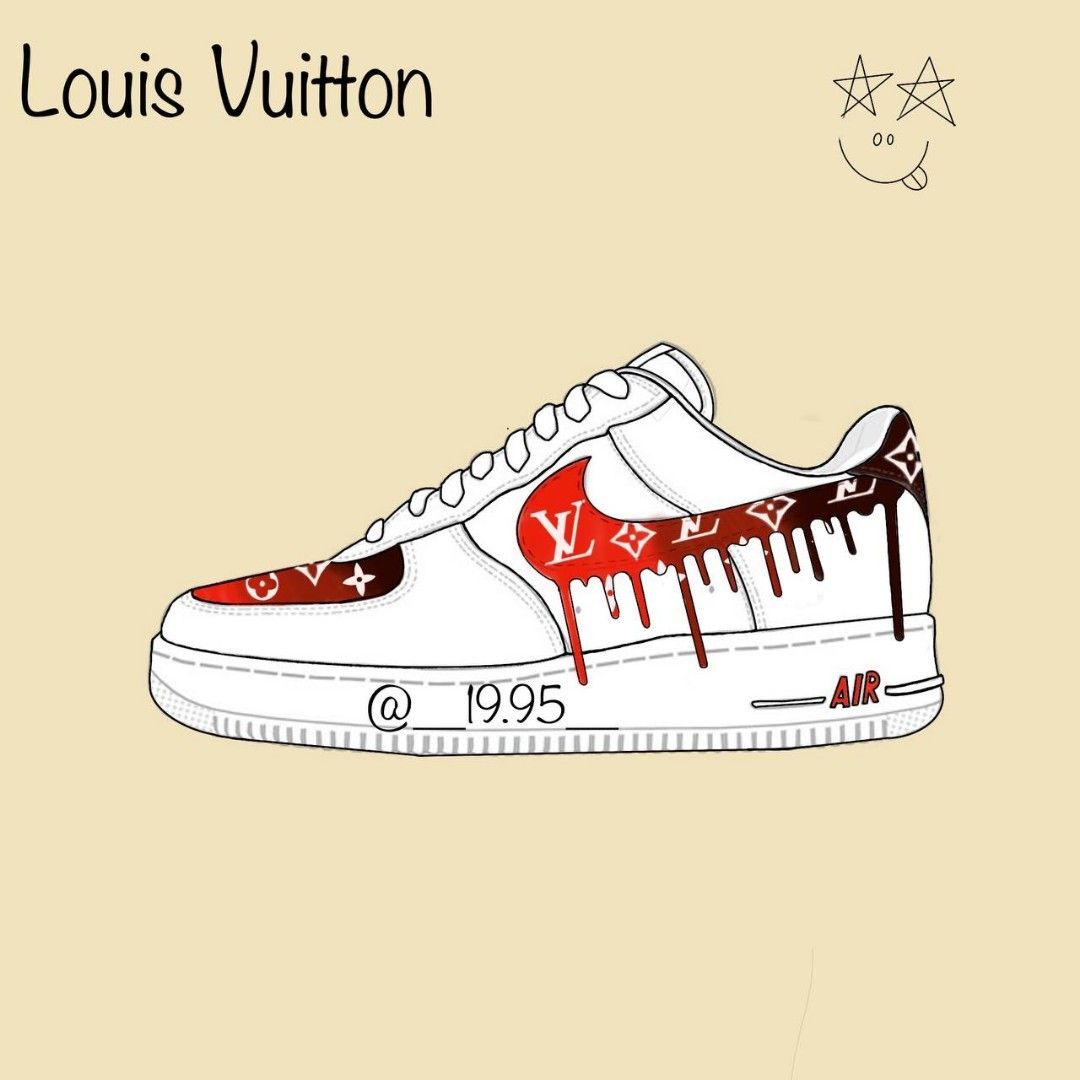 Nike Air Force 1 customise shoe Men s Fashion Footwear