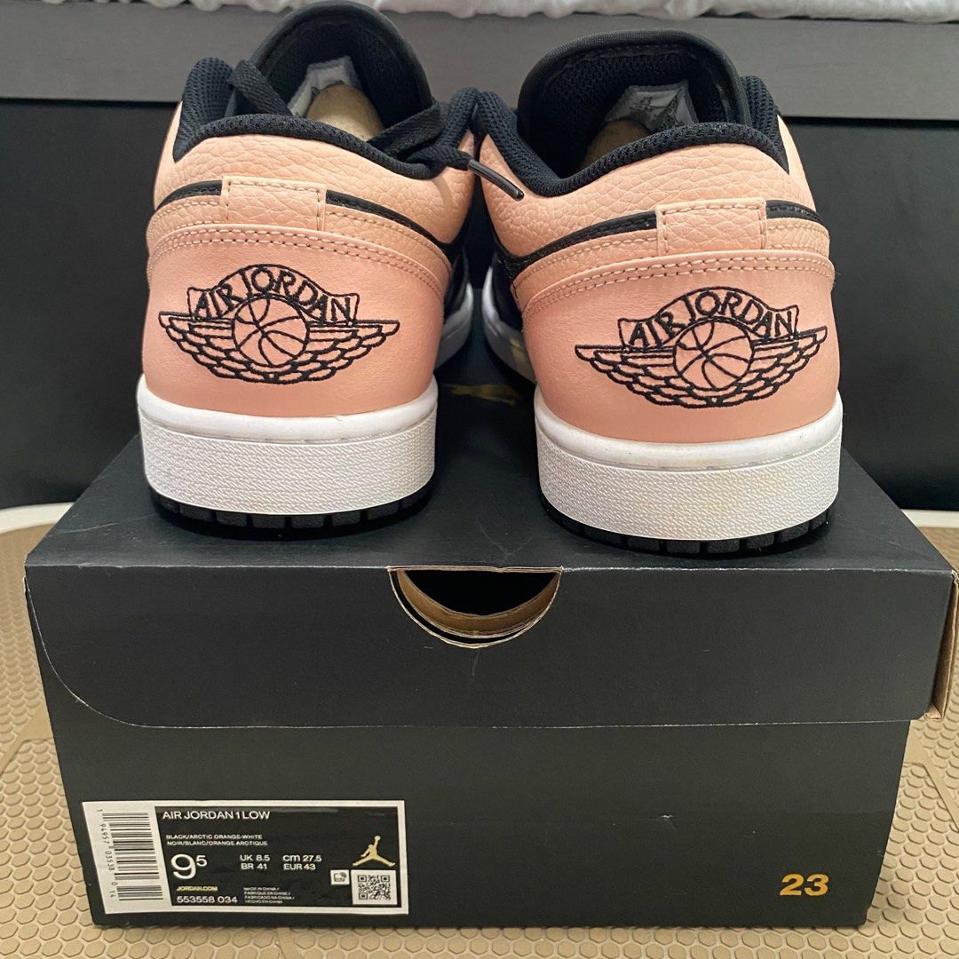aj1 low black pink