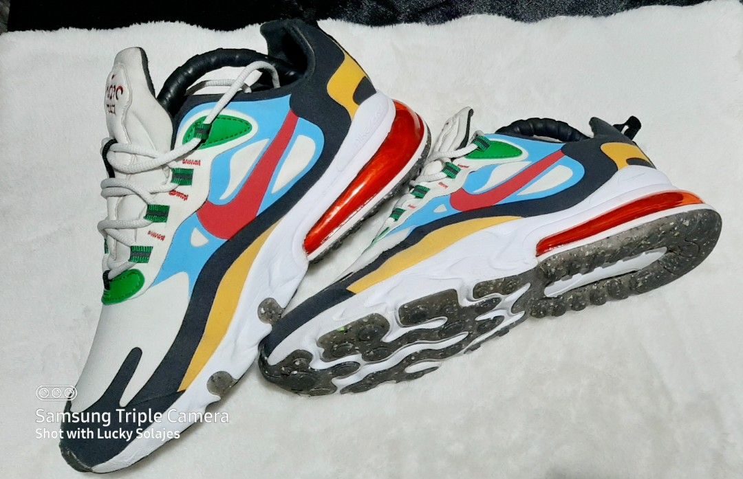 Nike Air Max 270 White gold Gym Red 8 us men 41 euro 26 cm 1 500 pesos