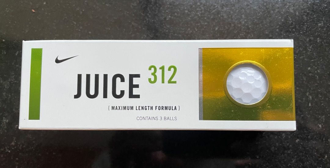 Nike Juice 312 Golf Balls 3 pcs in box Golf Carousell