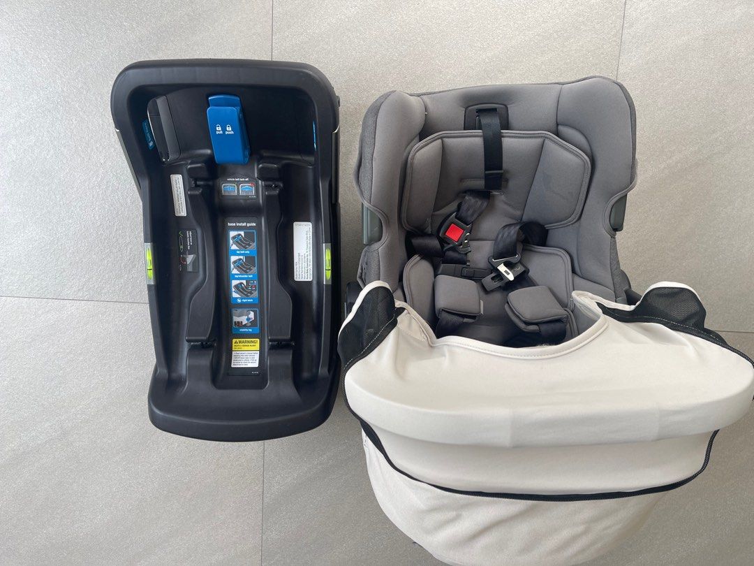 Nuna Pipa Carrier with car seat adaptor, Babies & Kids, Going Out, Car