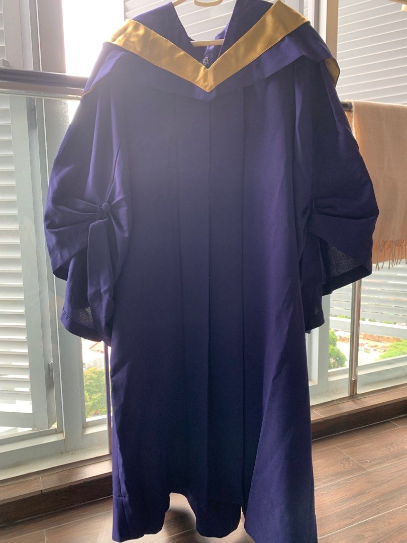 NUS FOS graduation gown (M), Women's Fashion, Dresses & Sets, Evening