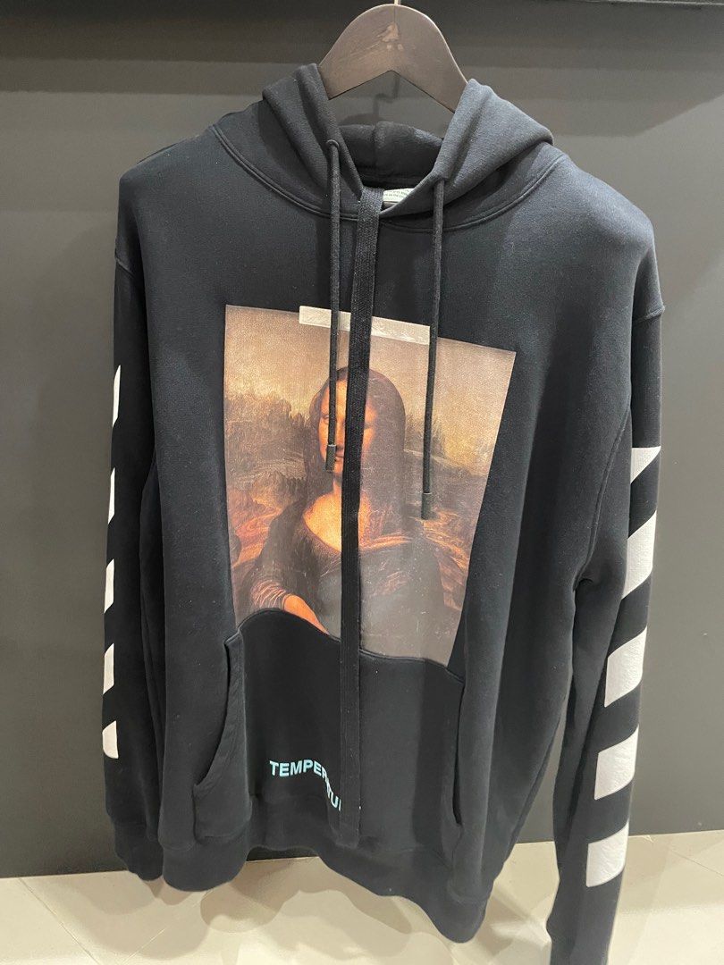 Off white diagonal monalisa hoodie hotsell