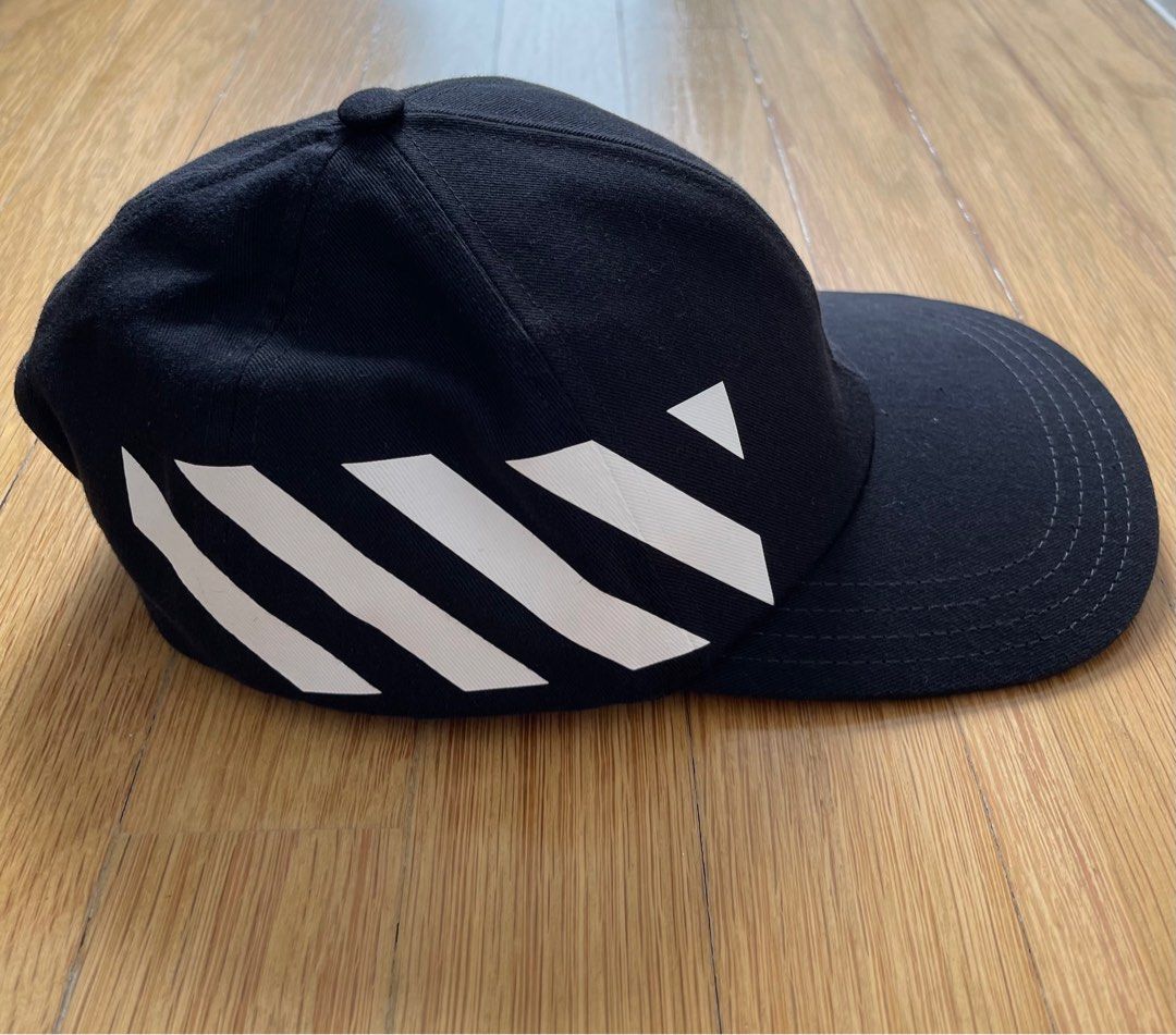 Off white striped hat Clearance