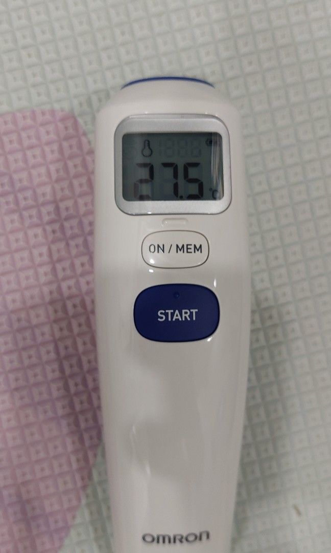 Omron Forehead Thermometer MC720, Health & Nutrition, Thermometers on