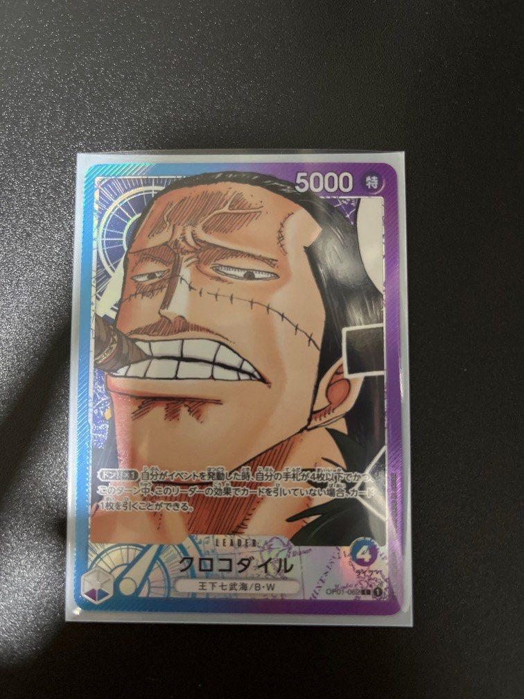 One Piece OP01 Crocodile Leader, Hobbies & Toys, Toys & Games on Carousell