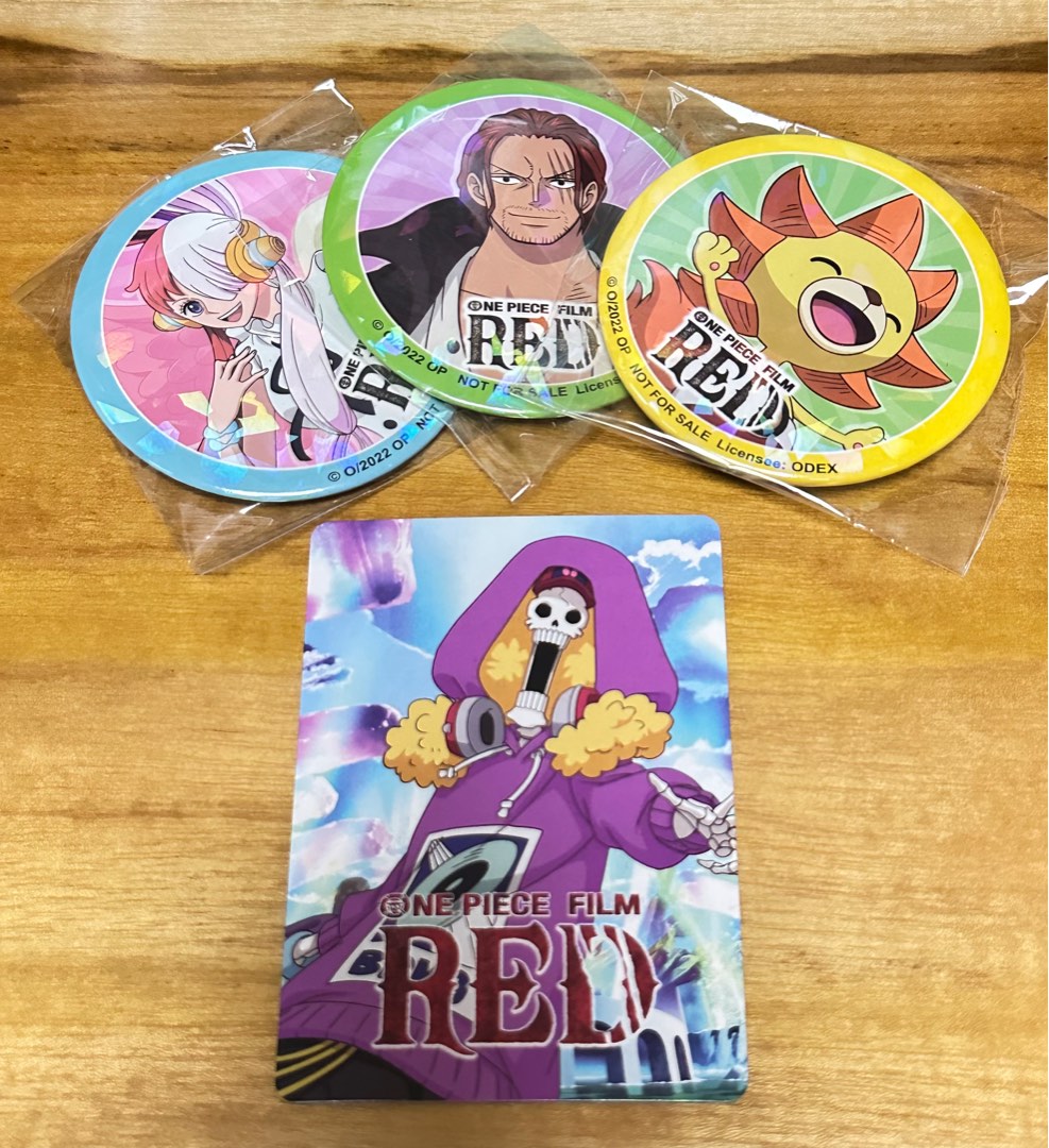 One Piece RED movie merch, Hobbies & Toys, Memorabilia & Collectibles, Fan Merchandise on Carousell