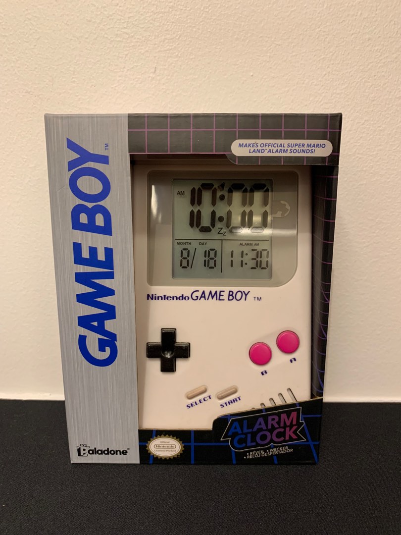Paladone Nintendo Game Boy Alarm Clock, Video Gaming, Gaming