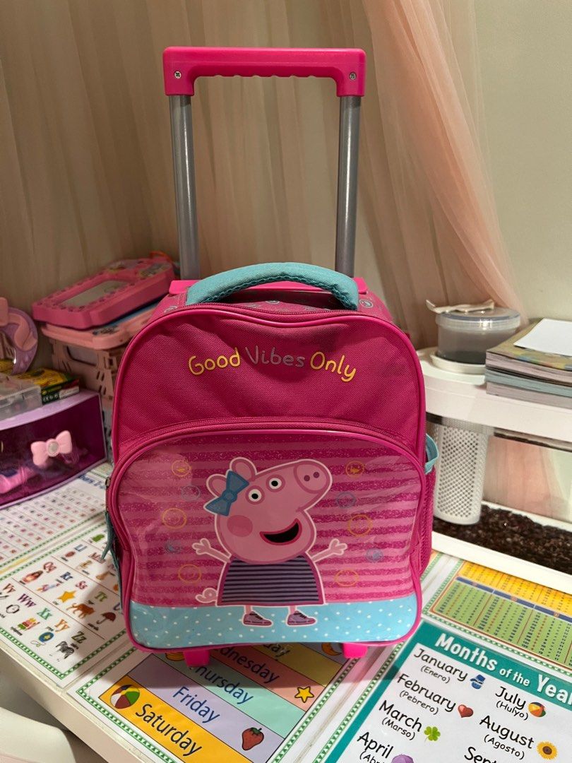 Peppa pig mini trolley backpack