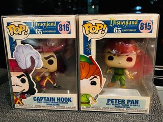 Peter Pan & Captain Hook Funko Pop (Disney, Disneyland, Anniversary, Cartoon, Anime, Vinyl Figure, Classic, Mickey Mouse, Donald Duck, Goofy)