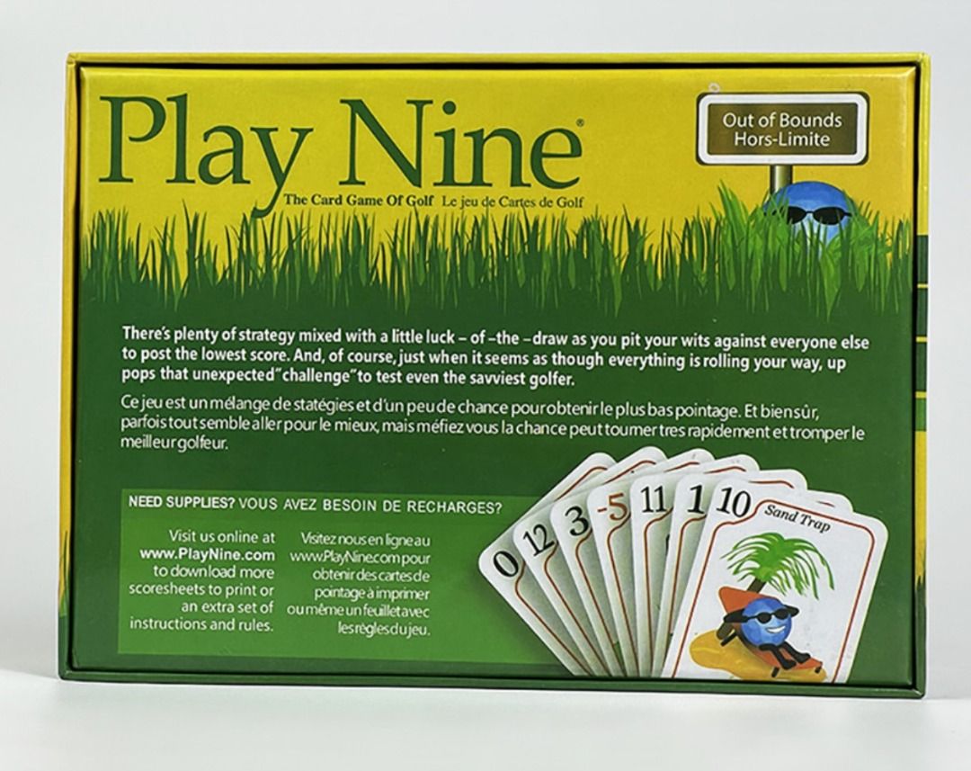 Play Nine Card Game (H0232), Hobbies & Toys, Toys & Games on Carousell