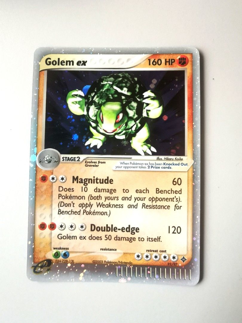 pokemon cards golem ex Amazon.com: Maushold 161/198 - Scarlet & Violet - Pokemon Evolution 3 Card  Set main image 0
