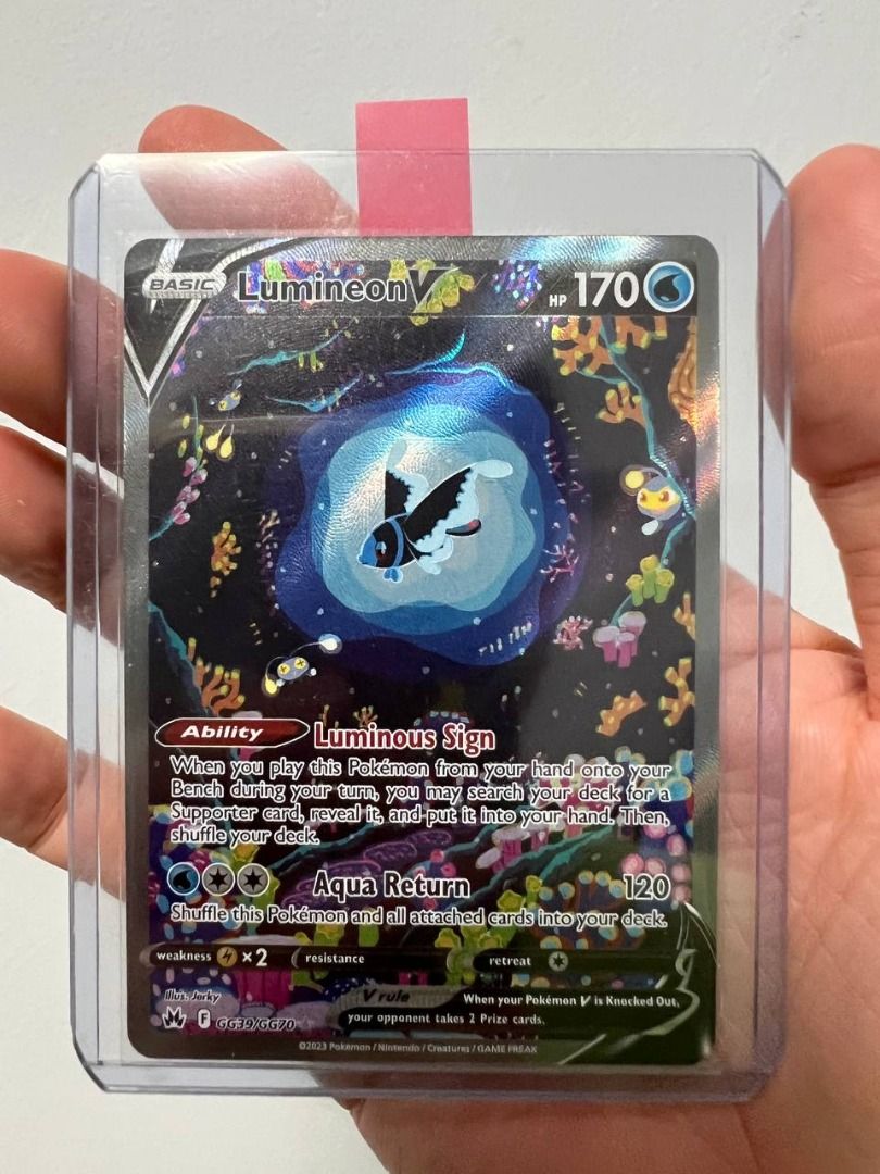 lumineon pokemon card price Lumineon V 155/172 Full Art Ultra Rare SWSH Brilliant Stars Pokemon