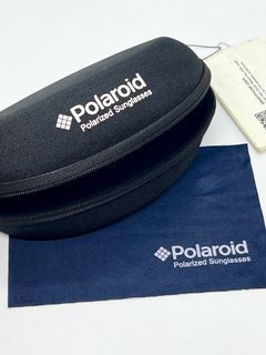 POLAROID Sunglasses CASE with cleaning cloth Authentic