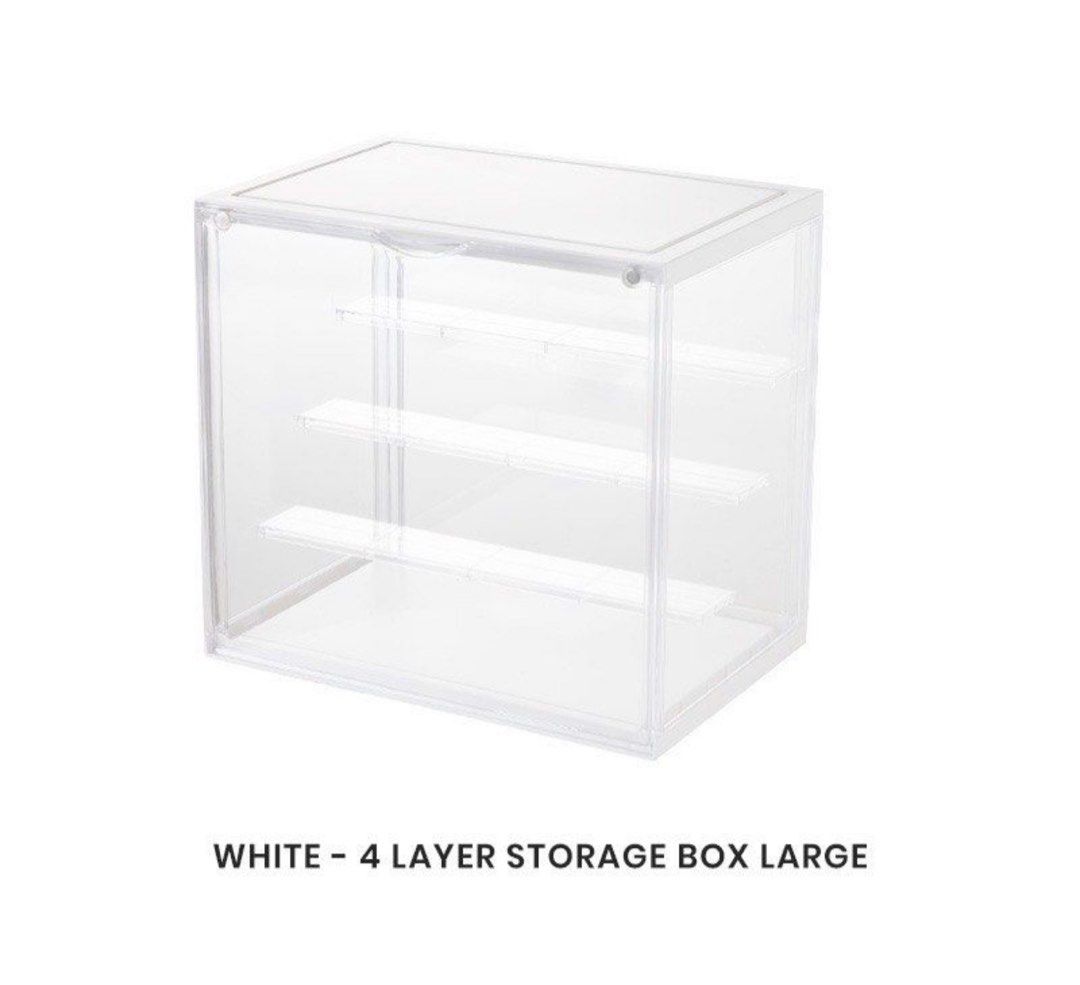 Popmart Acrylic Storage Box, Furniture & Home Living, Home Improvement