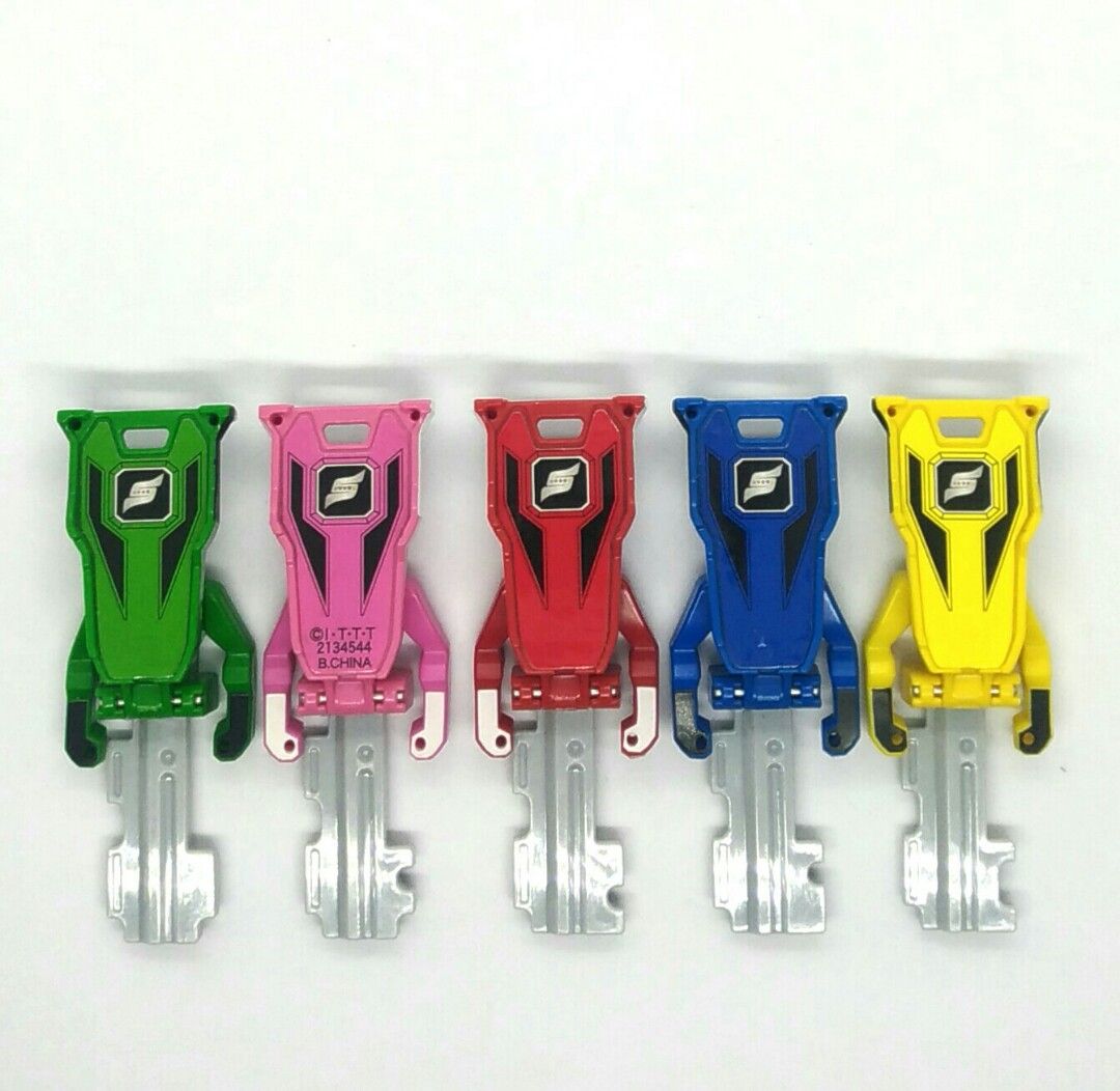 Power ranger Sentai Keys, Hobbies & Toys, Toys & Games on Carousell
