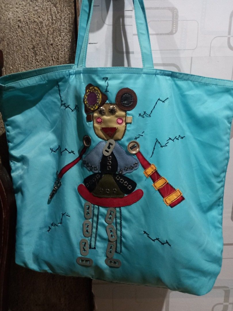 Prada robot shop tote bag