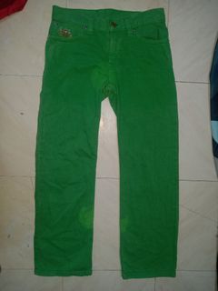 PRELOVED Green Jeans