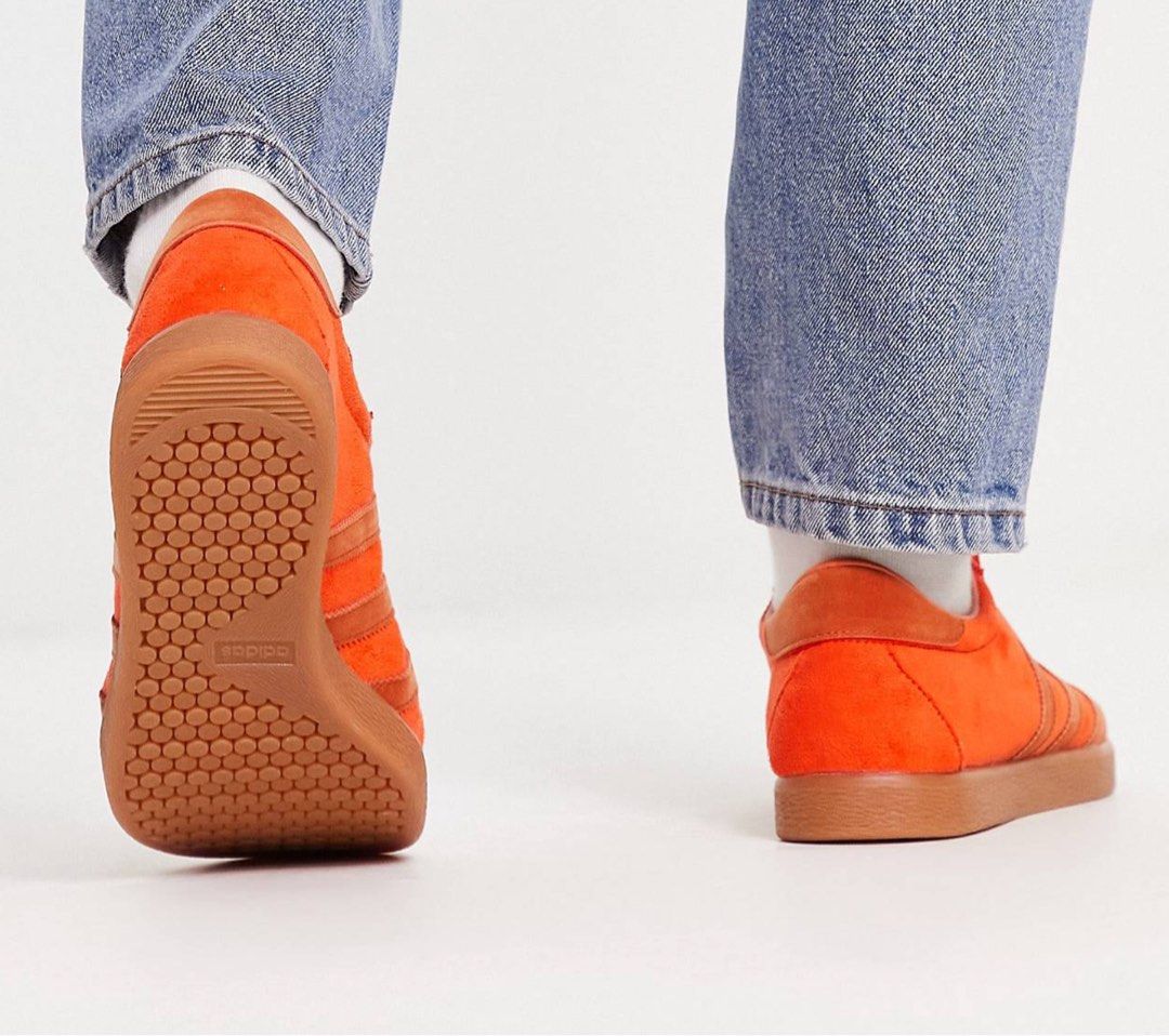 PREORDER] Adidas Tobacco Gruen Orange, Men's Fashion, Footwear 