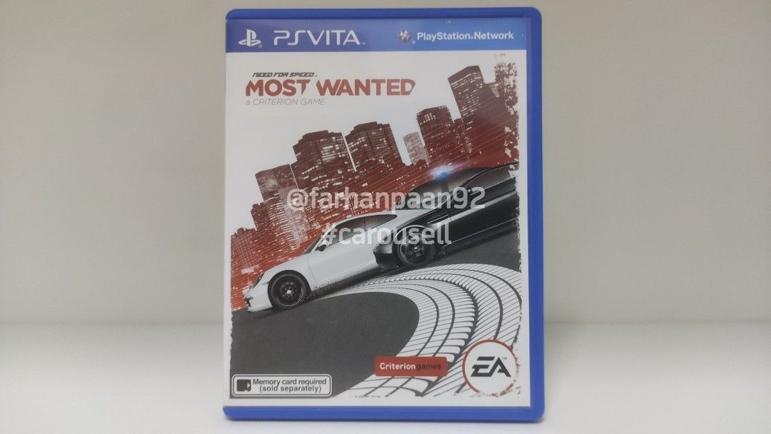 Need For Speed Most Wanted Psvita - [ Import Espagne ] - Jeux vidéo - Achat & prix