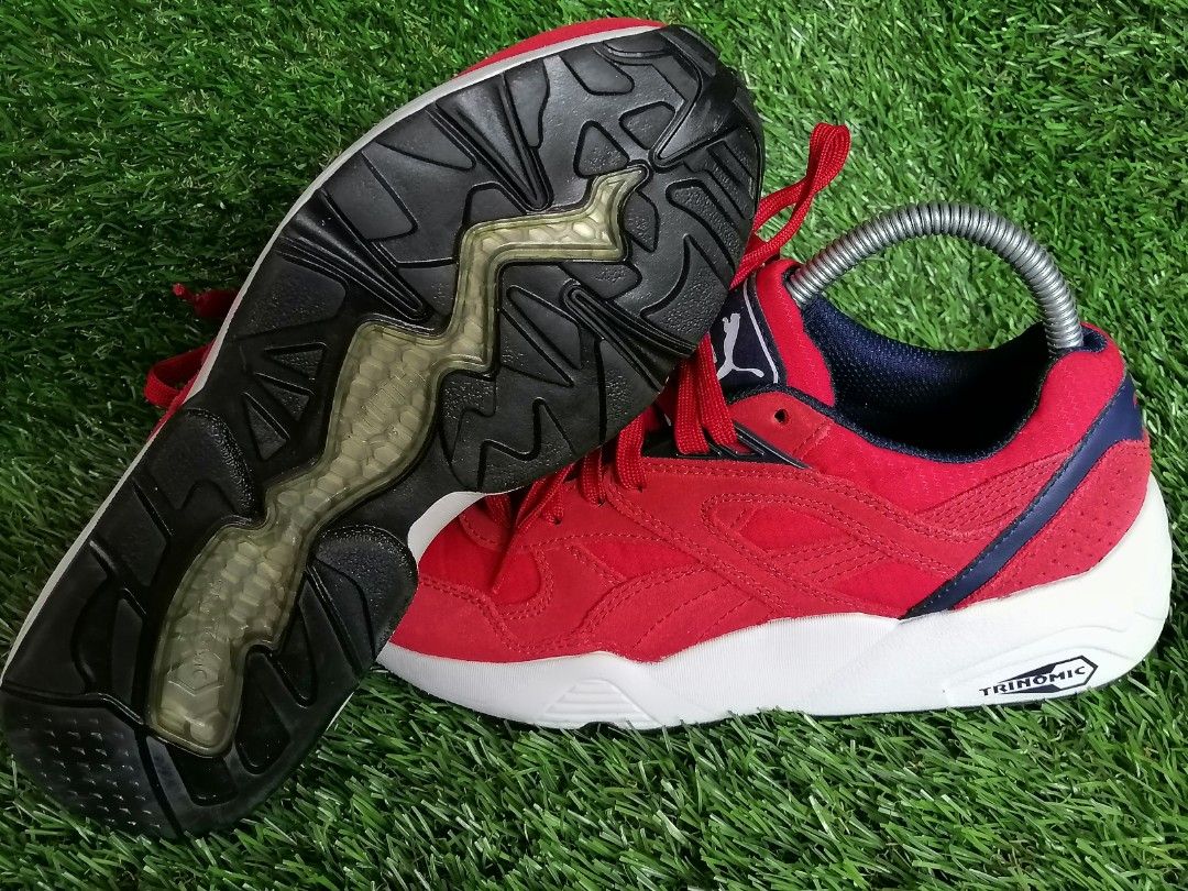 Puma trinomic red hot sale