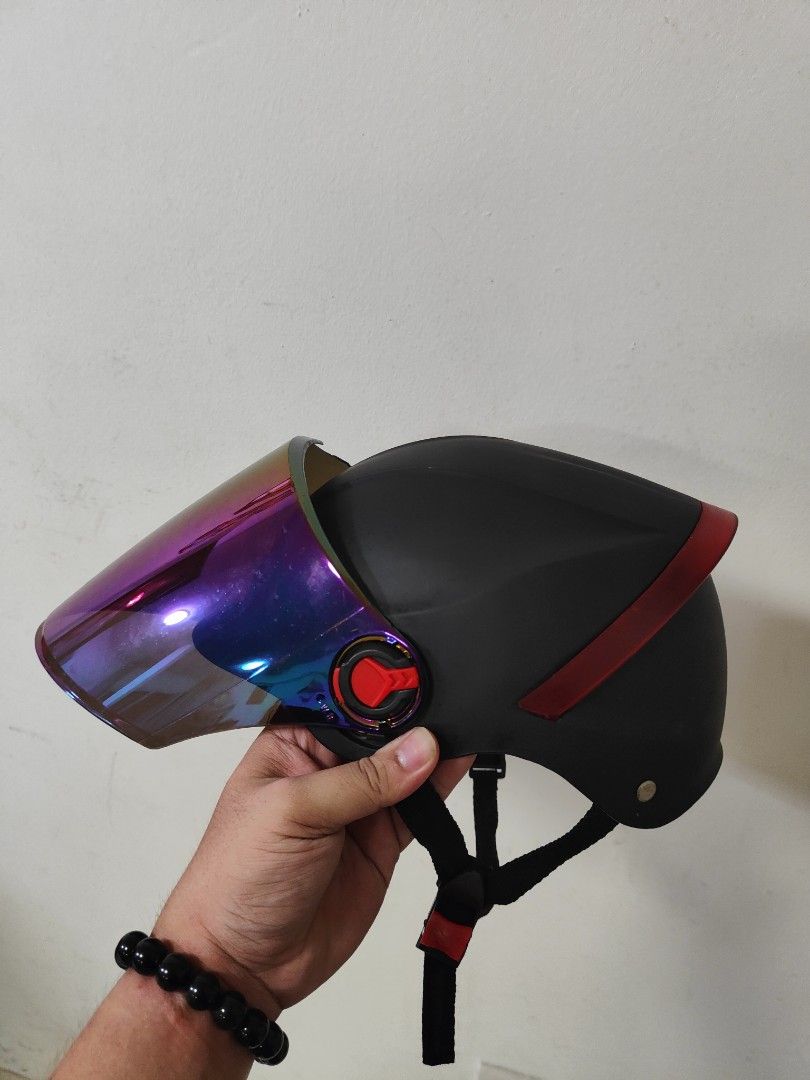 Rainbow Visor Helmet, Sports Equipment, PMDs, EScooters & EBikes, E