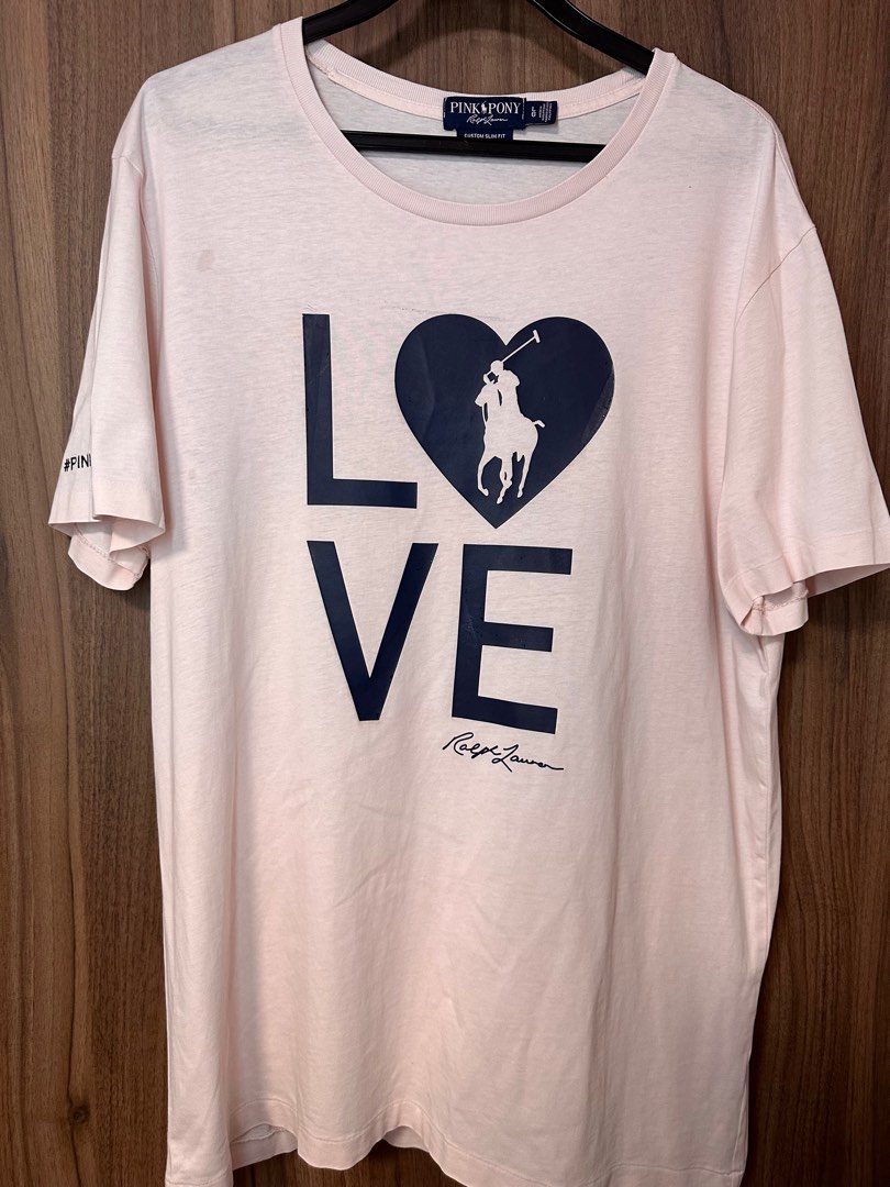 Ralph lauren pink pony cheap t shirt