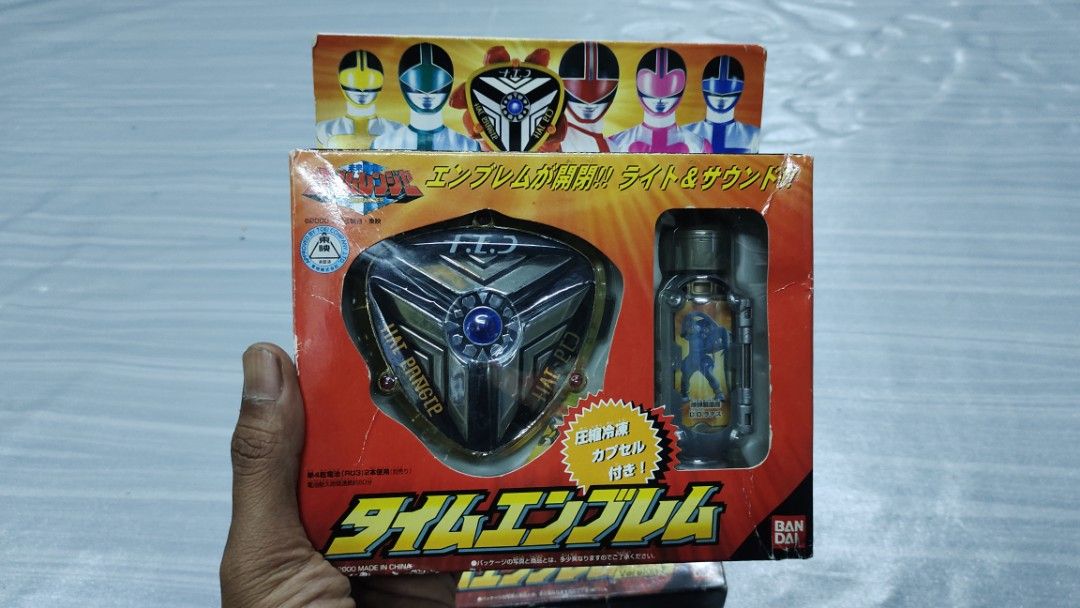 (rare) timerangers /mirai sentai ranger dx emblem, Hobbies & Toys, Toys ...
