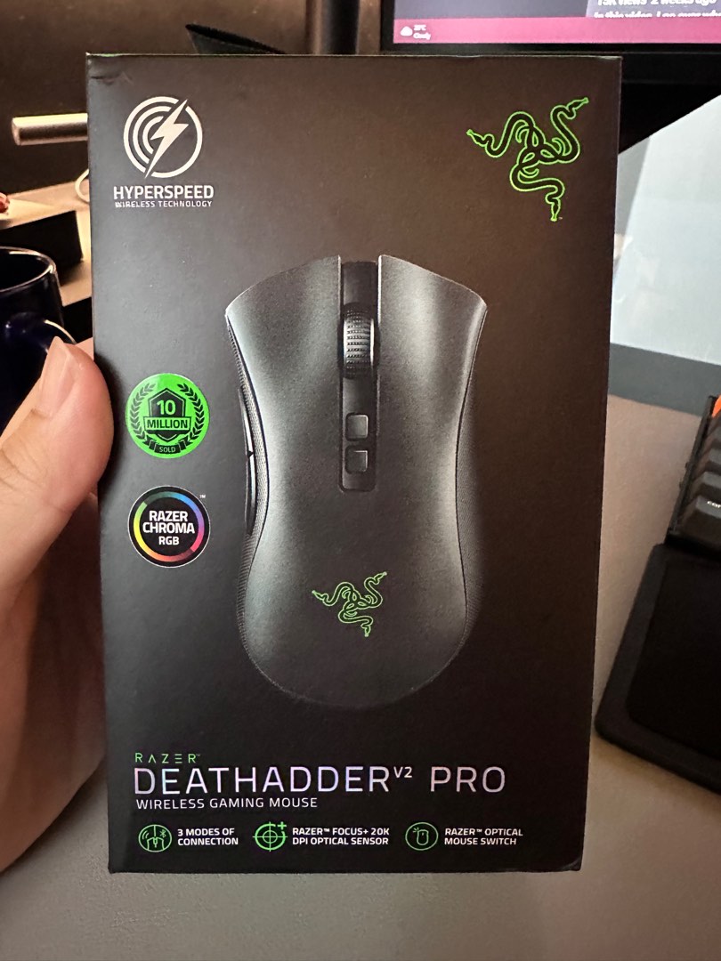 Razer Deathadder V2 Pro, Computers & Tech, Parts & Accessories, Mouse ...