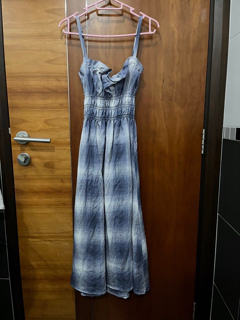 Reformation Faust Linen Midi Dress Women s Fashion Dresses Sets Dresses on Carousell