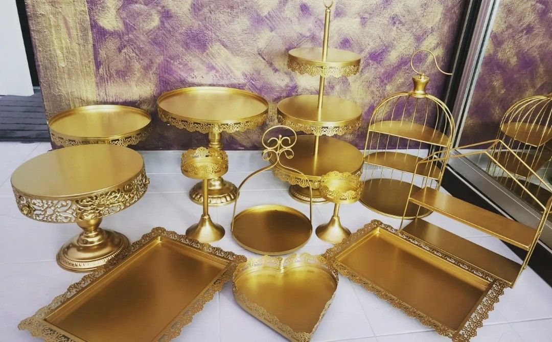 [Rental] Dessert Table Display Set, Furniture & Home Living