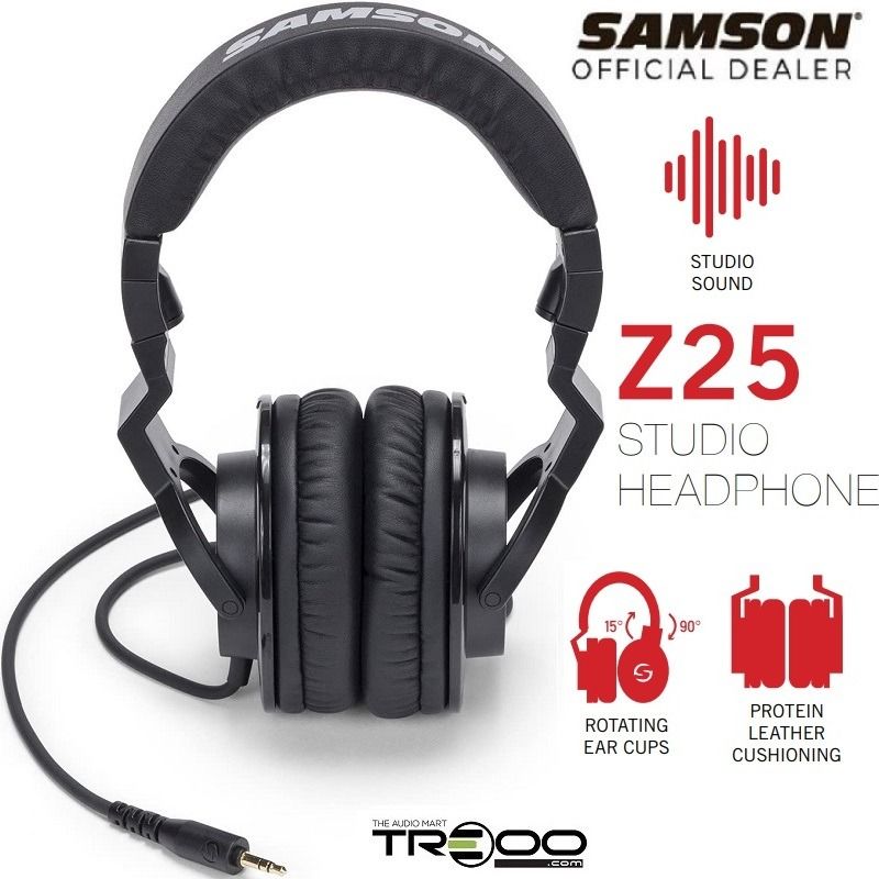 Samson Z25 Studio Monitoring OverEar Headphone, Audio, Headphones