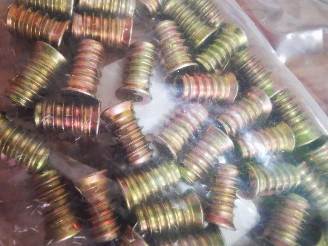 Self threaded Inserts Hexagonal M6 bolt, Furniture & Home Living, Home